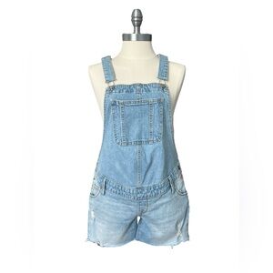 Isabel Maternity by Ingrid & Isabel Blue Denim Shortalls NWT size 0/25